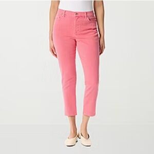 NWT- Gloria Vanderbilt Rose Stretch Capris